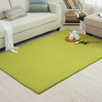 加厚纯色图案珊瑚绒地毯现代家用客厅卧室床边榻榻米爬行垫