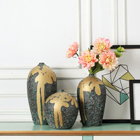 景德镇陶瓷花瓶新中式客厅软装工艺品摆件创意餐桌插花瓶